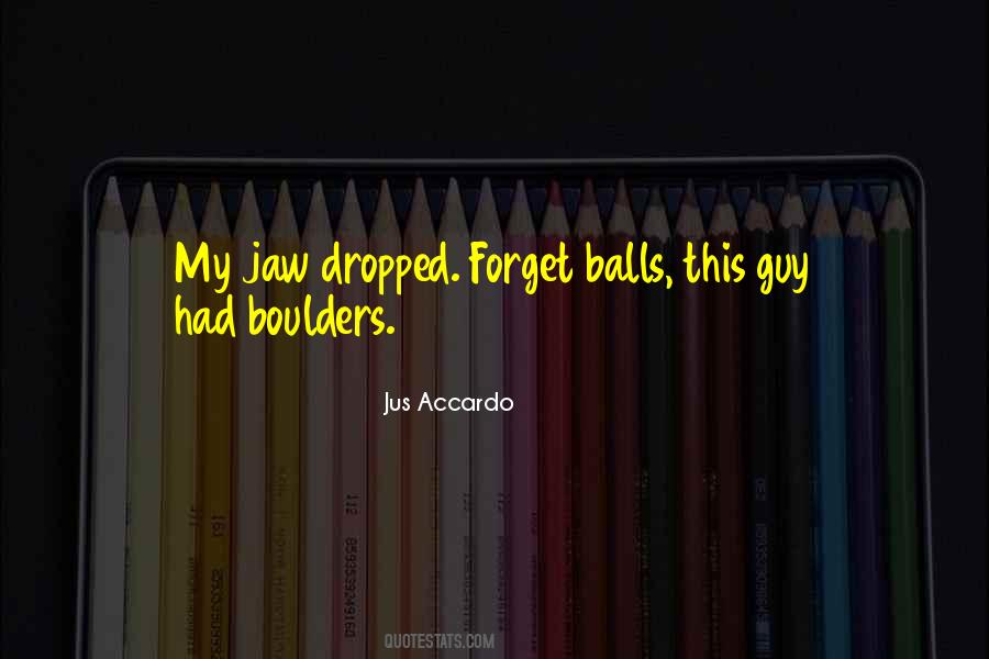 Quotes About Boulders #294830