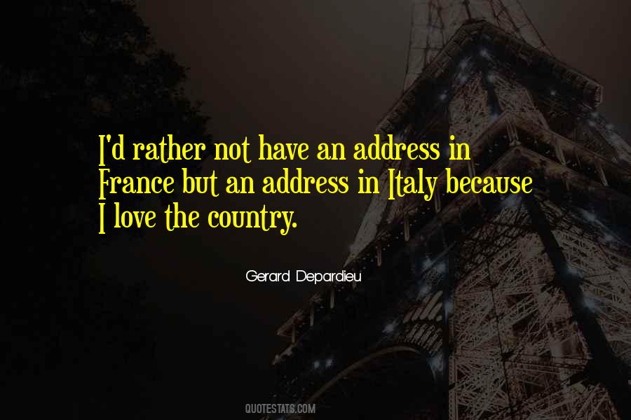 Quotes About Love The Country #948606