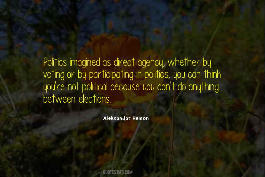 Quotes About Political Elections #1575352