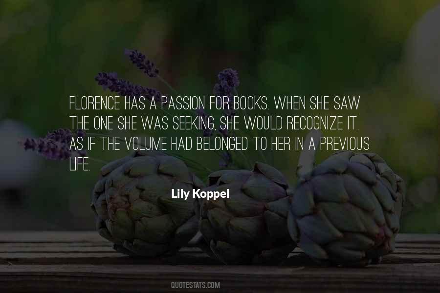 Quotes About Passion From Books #349680