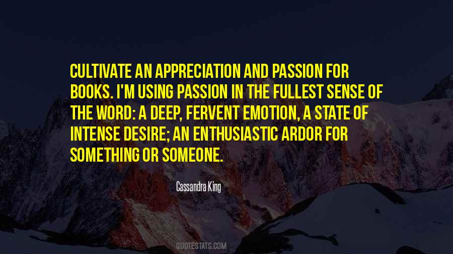 Quotes About Passion From Books #47637