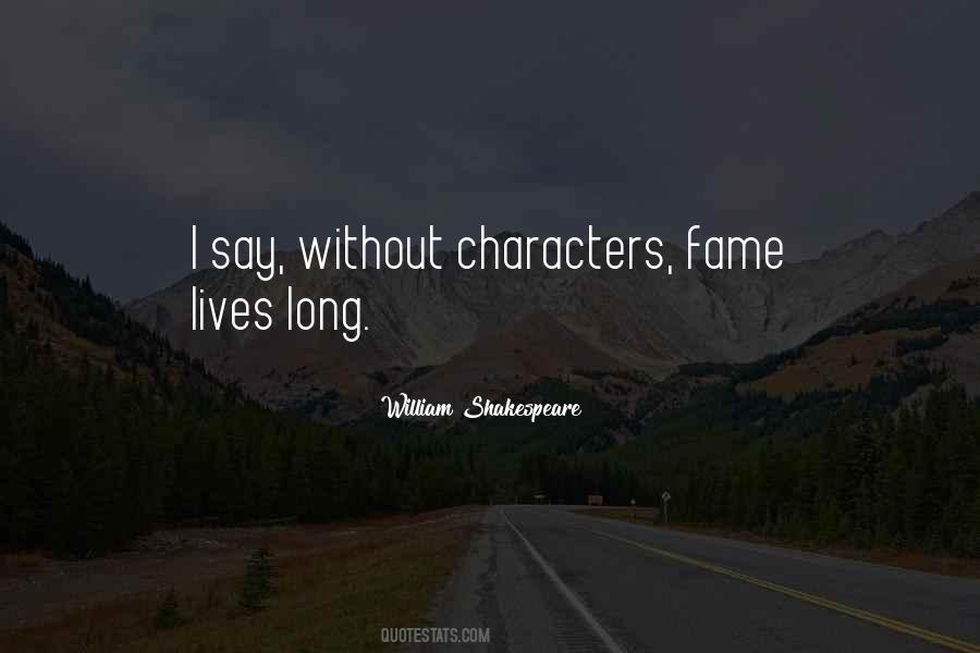 Quotes About Fame #1877346