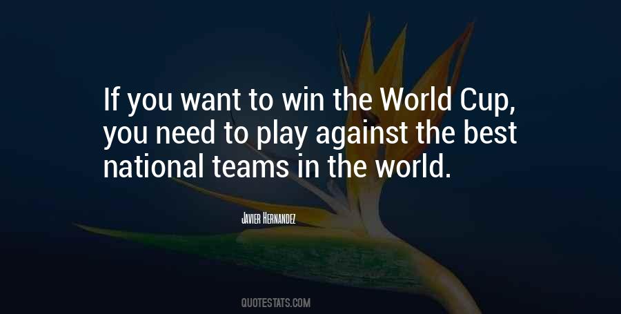 Win The World Quotes #1539344