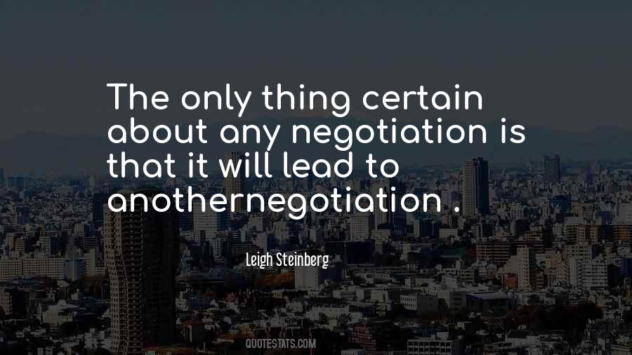 Quotes About Business Negotiation #254005