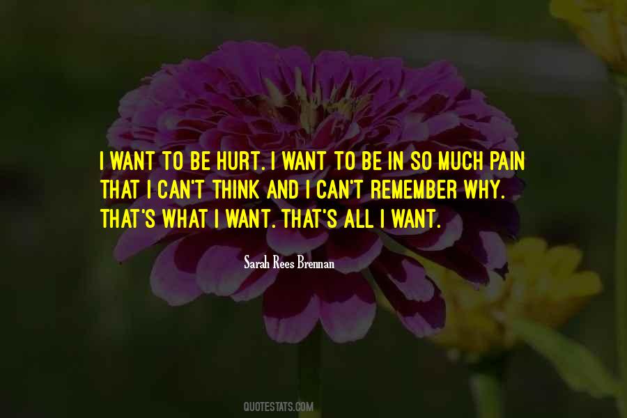 What I Want Quotes #1593818