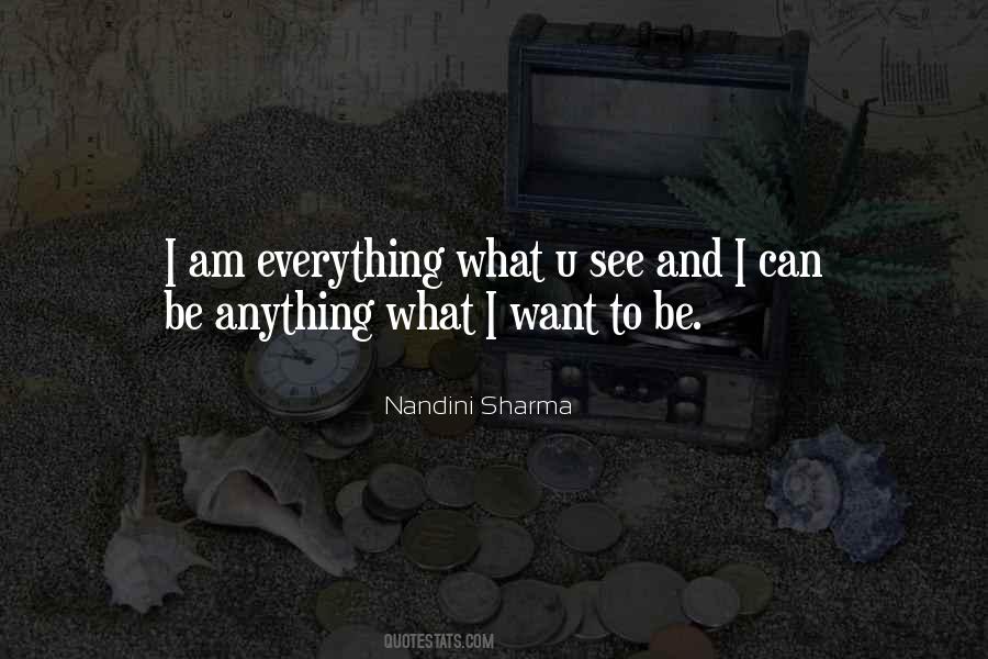 What I Want Quotes #1659601