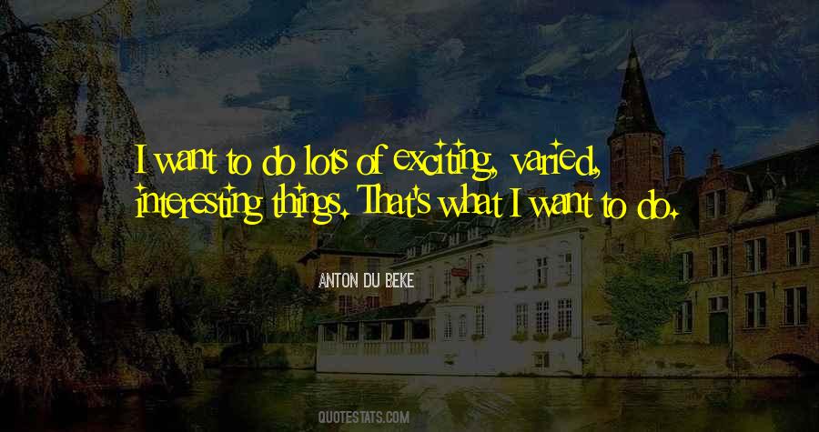 What I Want Quotes #1671560