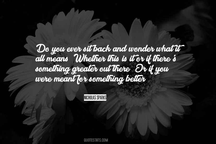 Sit Back Quotes #1170755