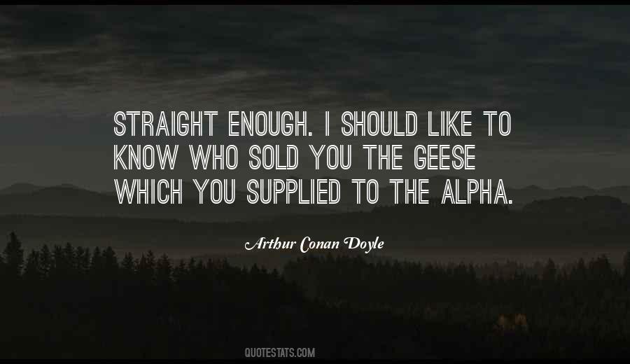 Quotes About Alpha #1048783