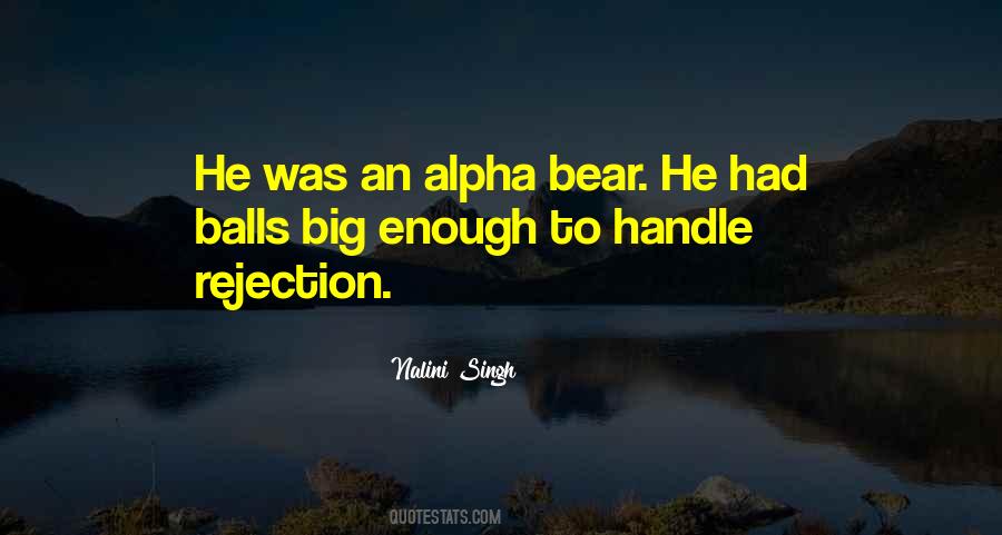 Quotes About Alpha #1060182