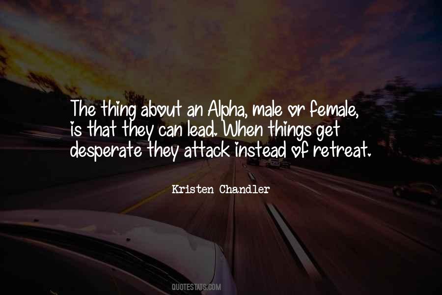 Quotes About Alpha #1113459