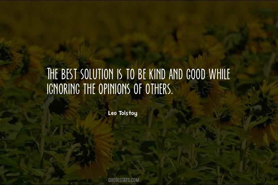 Be The Solution Quotes #229815