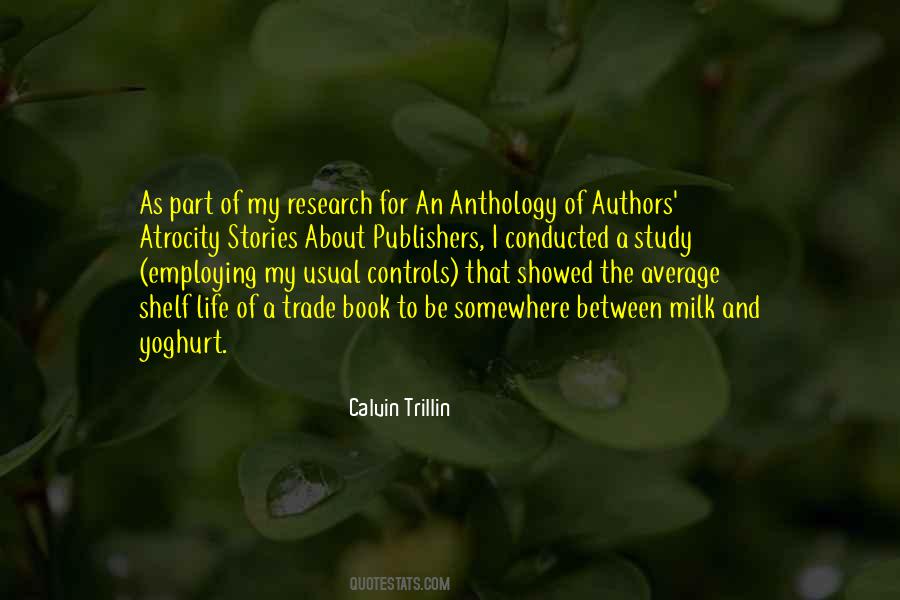 Quotes About Anthology #405137