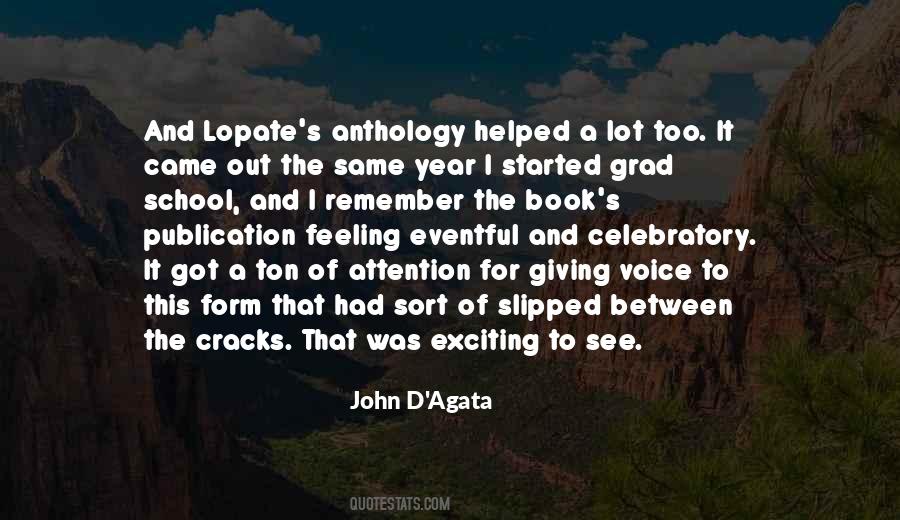 Quotes About Anthology #932442