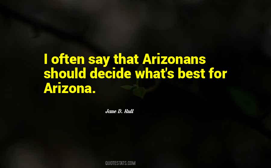 Quotes About Arizona #556694