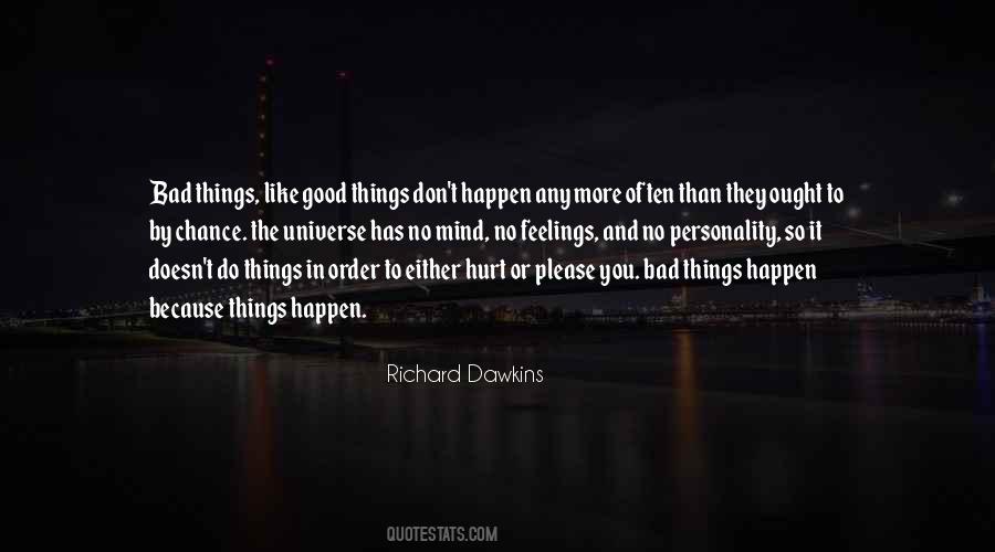 Quotes About Bad Things #1293882