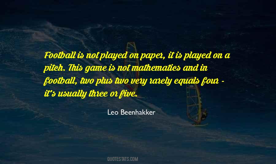 Quotes About A Football Game #125933