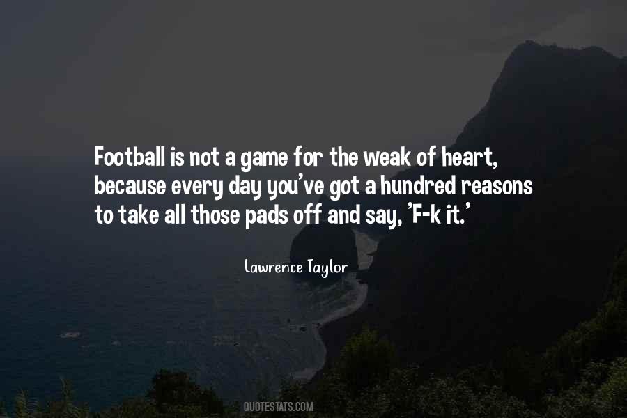Quotes About A Football Game #17608