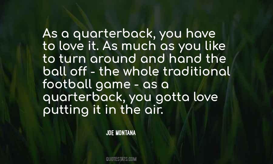 Quotes About A Football Game #59614