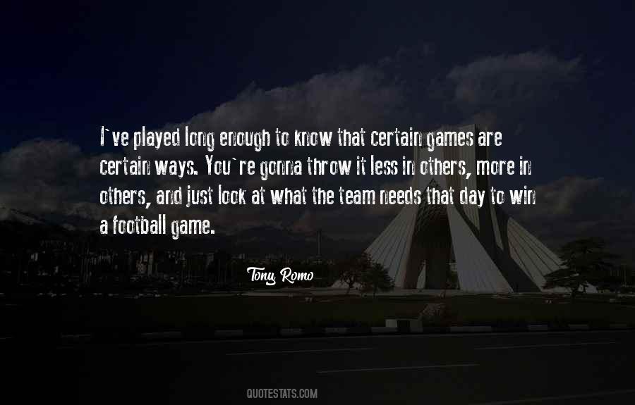 Quotes About A Football Game #945758