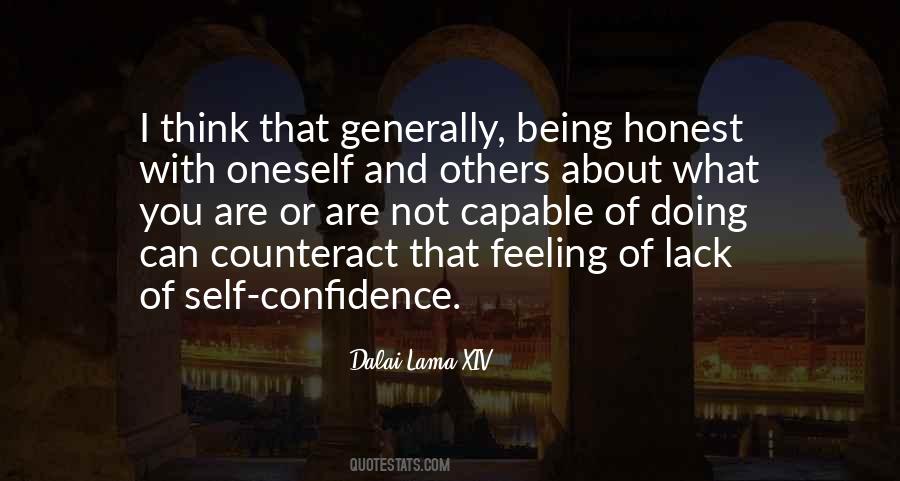 Quotes About Lack Of Self Confidence #1566344
