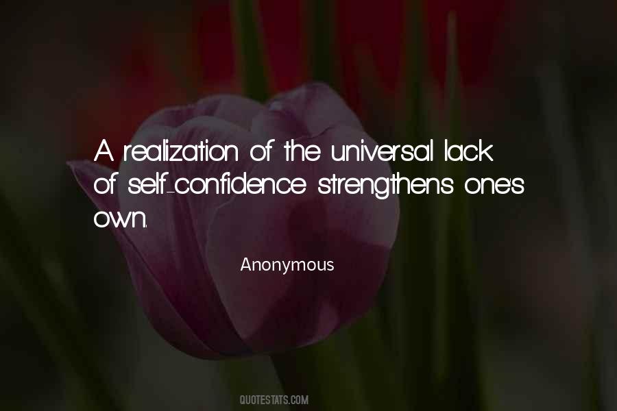 Quotes About Lack Of Self Confidence #1746514