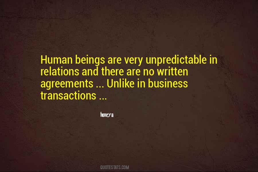 Quotes About Transactions #1287740