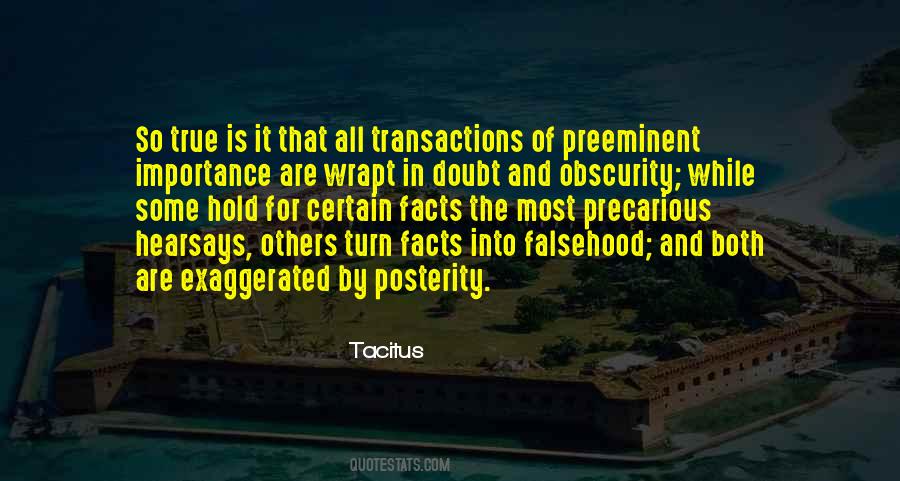 Quotes About Transactions #1542690