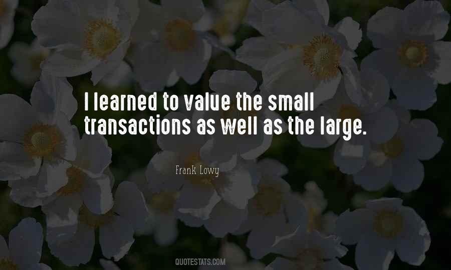 Quotes About Transactions #948097