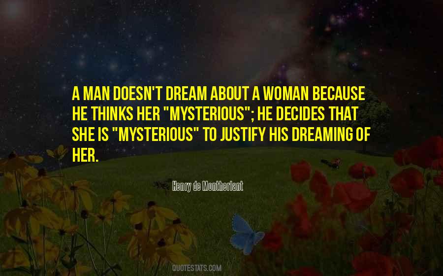 Quotes About Mysterious Woman #421794