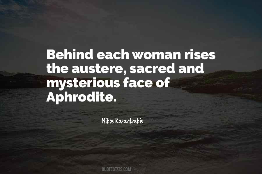 Quotes About Mysterious Woman #824401