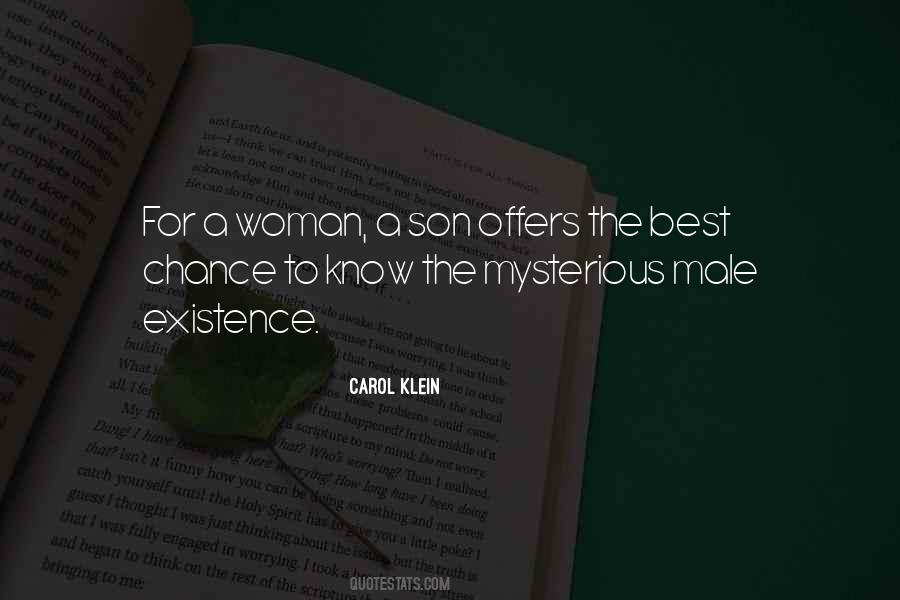 Quotes About Mysterious Woman #966899