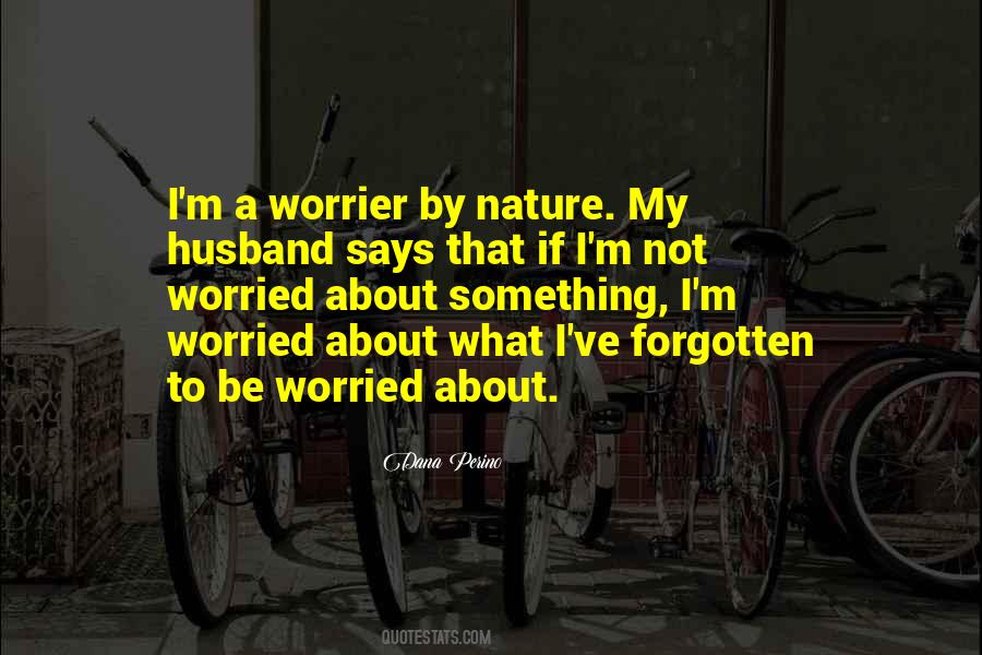 Not Worried Quotes #1289983