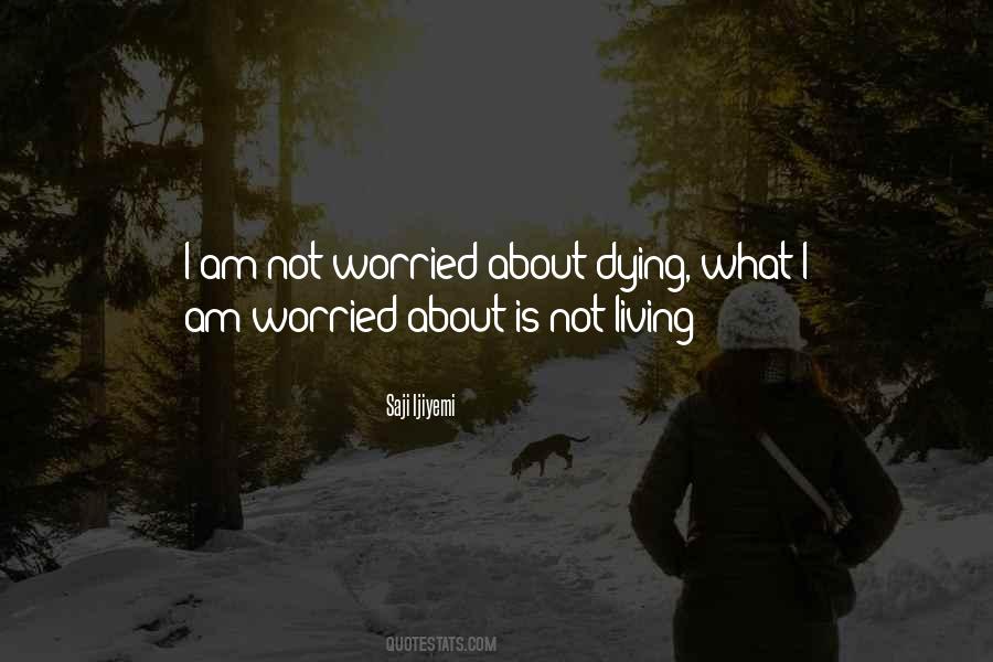 Not Worried Quotes #1411324