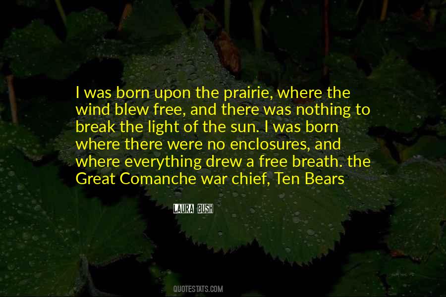 Quotes About The Comanche #1307728