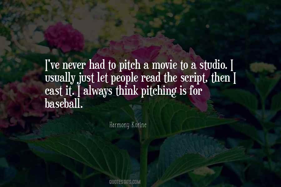 Quotes About Pitching #1085155