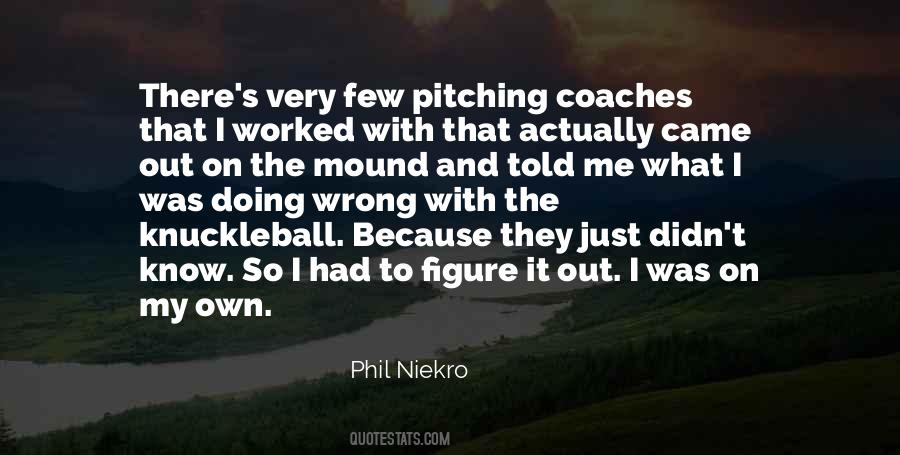 Quotes About Pitching #1253487