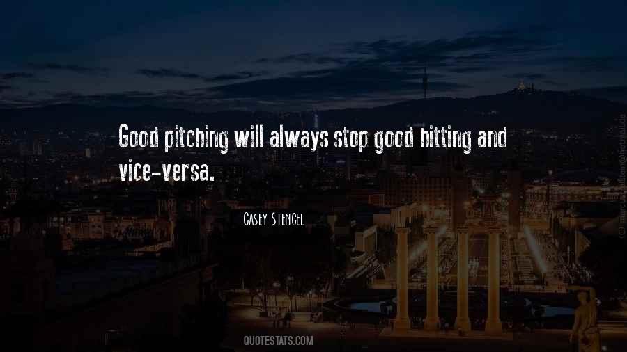 Quotes About Pitching #1642363