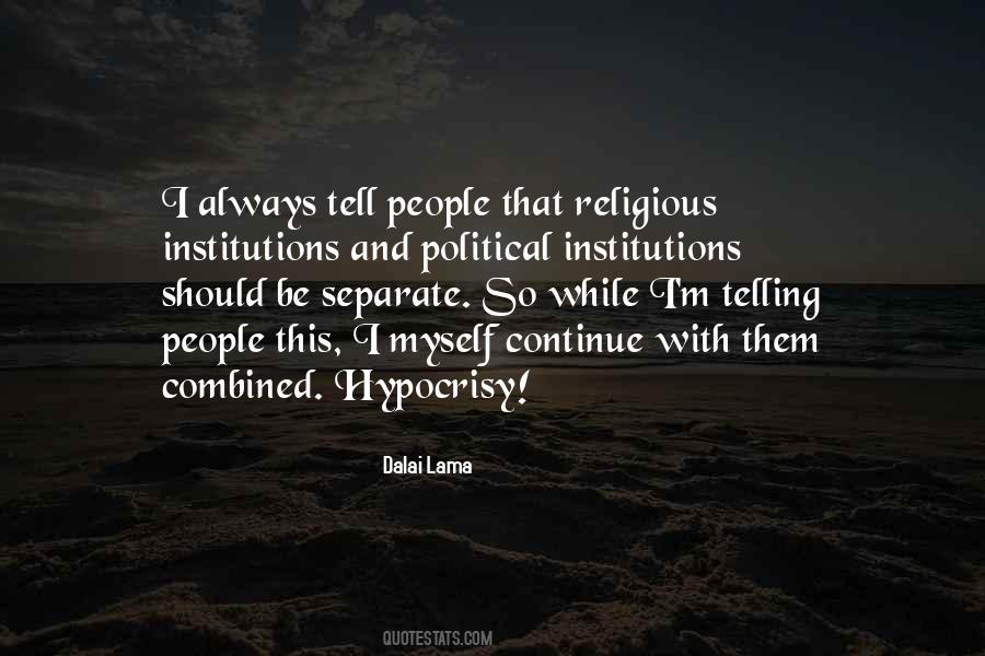 Quotes About Religious Hypocrisy #628272