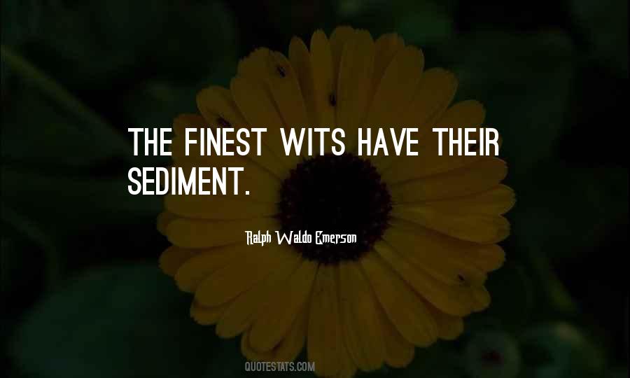 Quotes About Sediment #157429