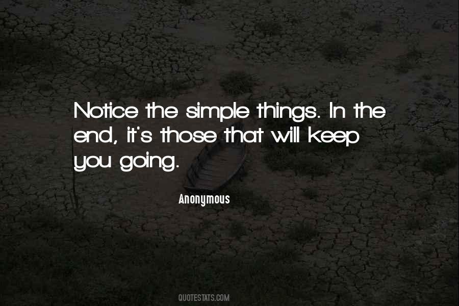 Quotes About The Simple Things #1546659