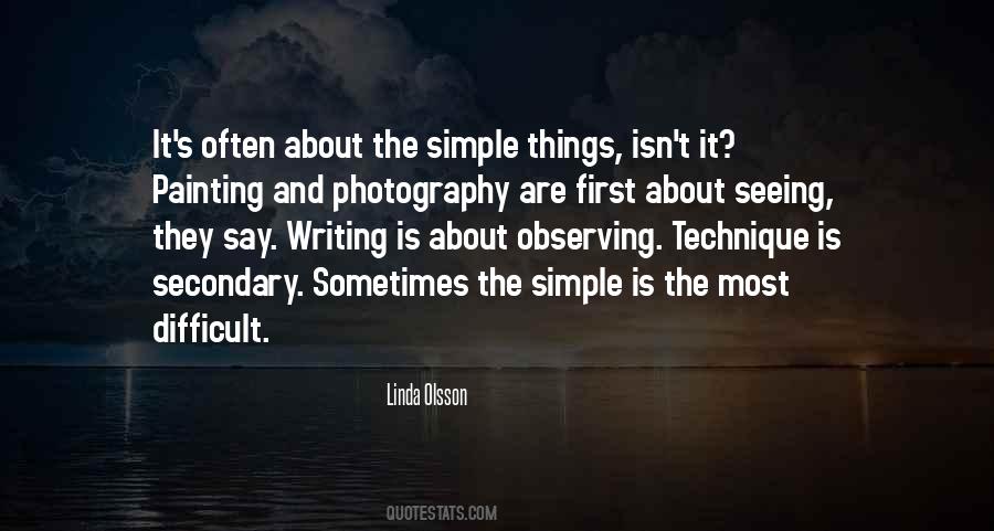 Quotes About The Simple Things #1873233