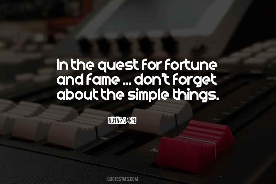 Quotes About The Simple Things #51479