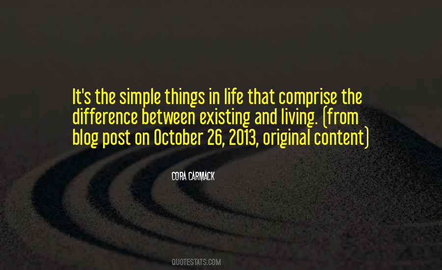 Quotes About The Simple Things #934584