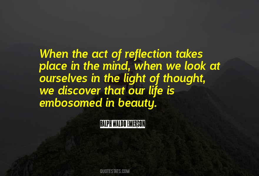 Quotes About Reflection Of Light #1200639
