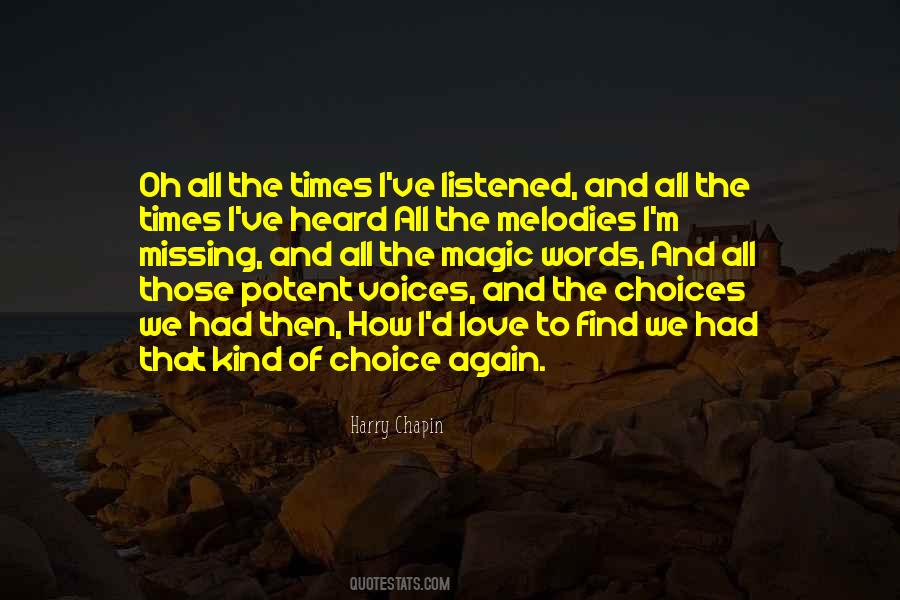 Quotes About Choice And Love #141680