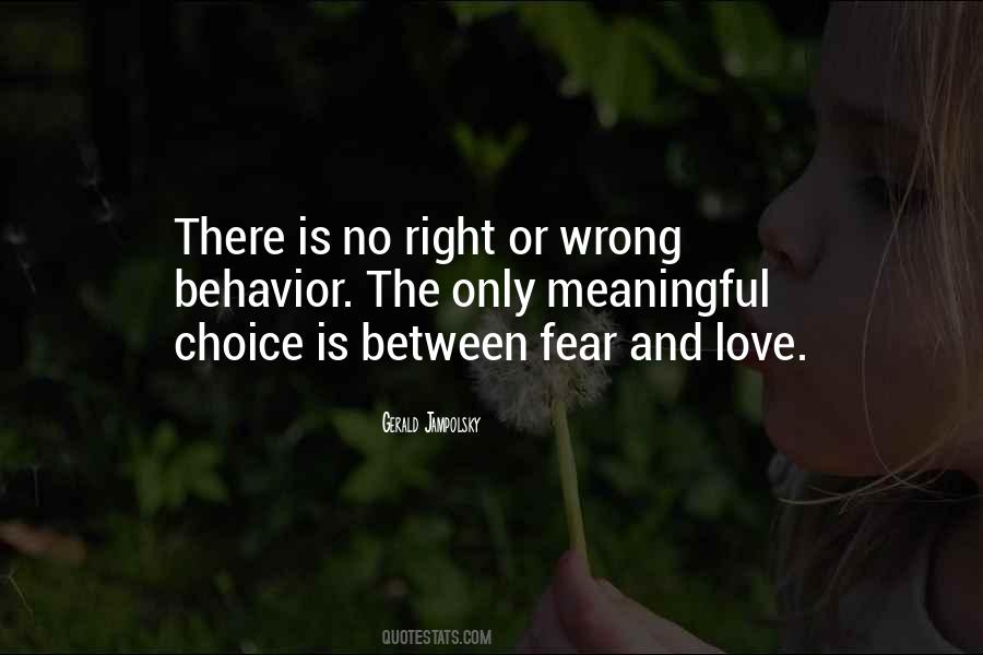 Quotes About Choice And Love #23867