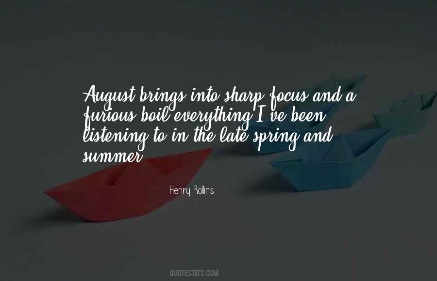 Quotes About Spring And Summer #1759607