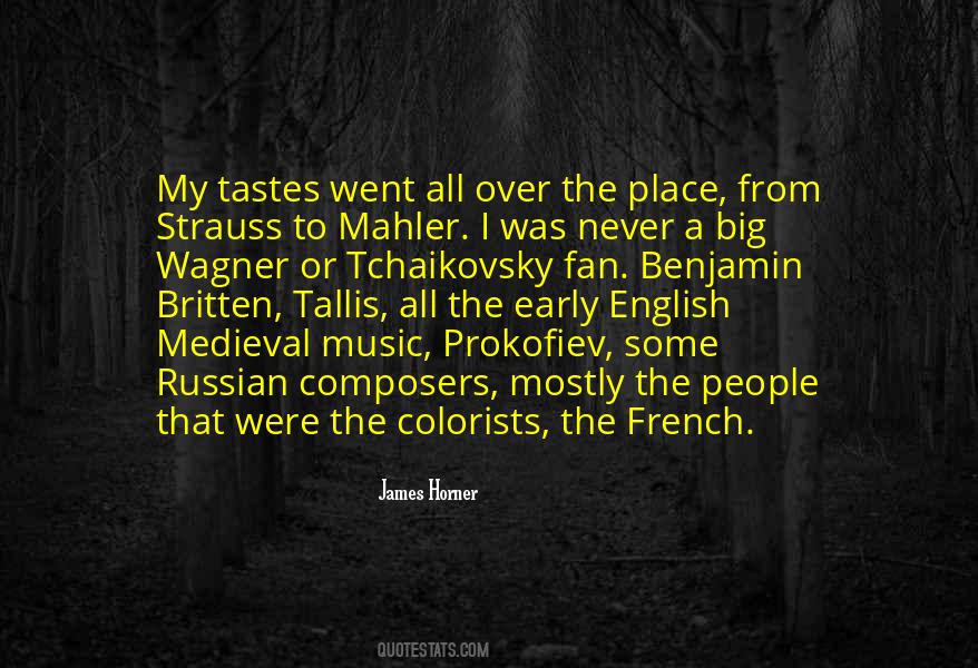 Quotes About Tchaikovsky #135912