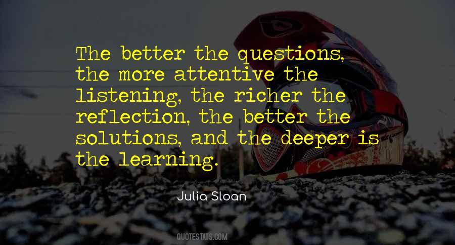 Quotes About Reflection And Learning #1290695